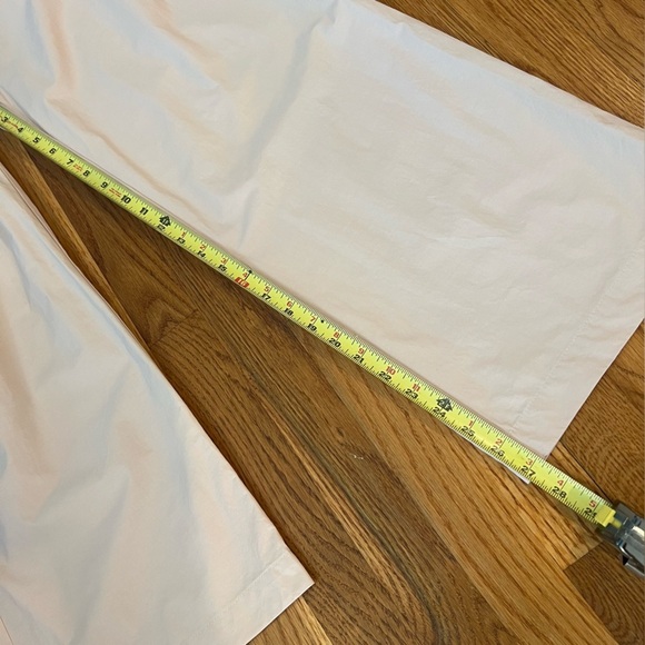 L’ACADEMIE REVOLVE Delphine Pant Blush Wide Leg Crop Khaki Women’s Size Small - Picture 9 of 16